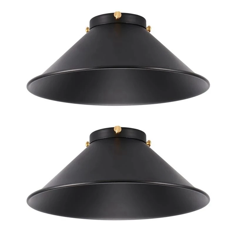 

HOT-Retro Ceiling Lamp Shades Vintage Lampshades Classic Light Chimney For Bedroom Study Room Corridor E27 Light Holder