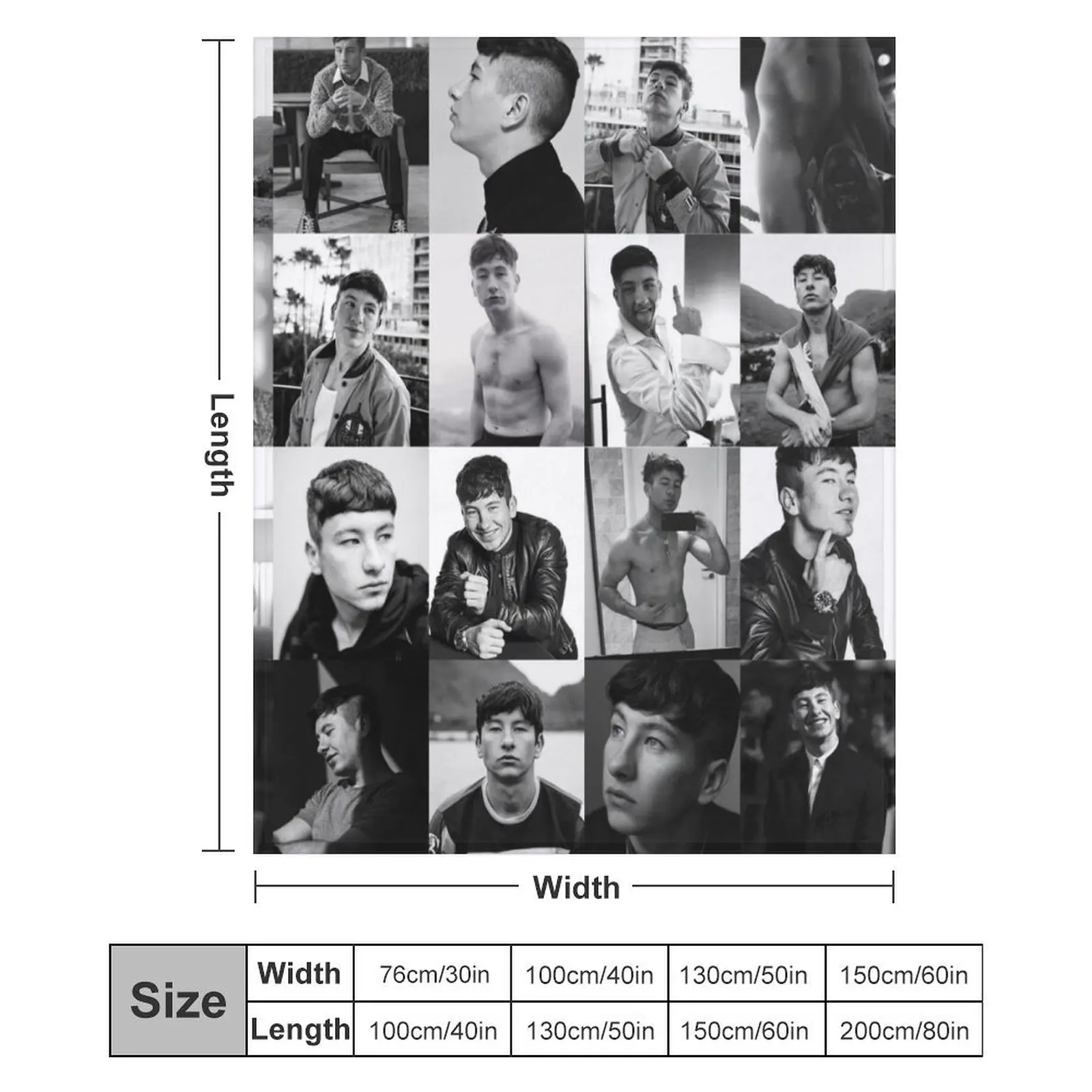 Одеяло Barry Keoghan рождественские подарки одеяла для кровати