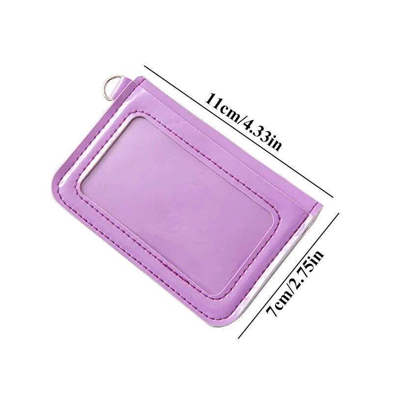 PU Leather Credit Business Mini Card Wallet Man Women Smart Card Holder Slim Money Case Coin Purse Small Soft Portable Bag images - 6