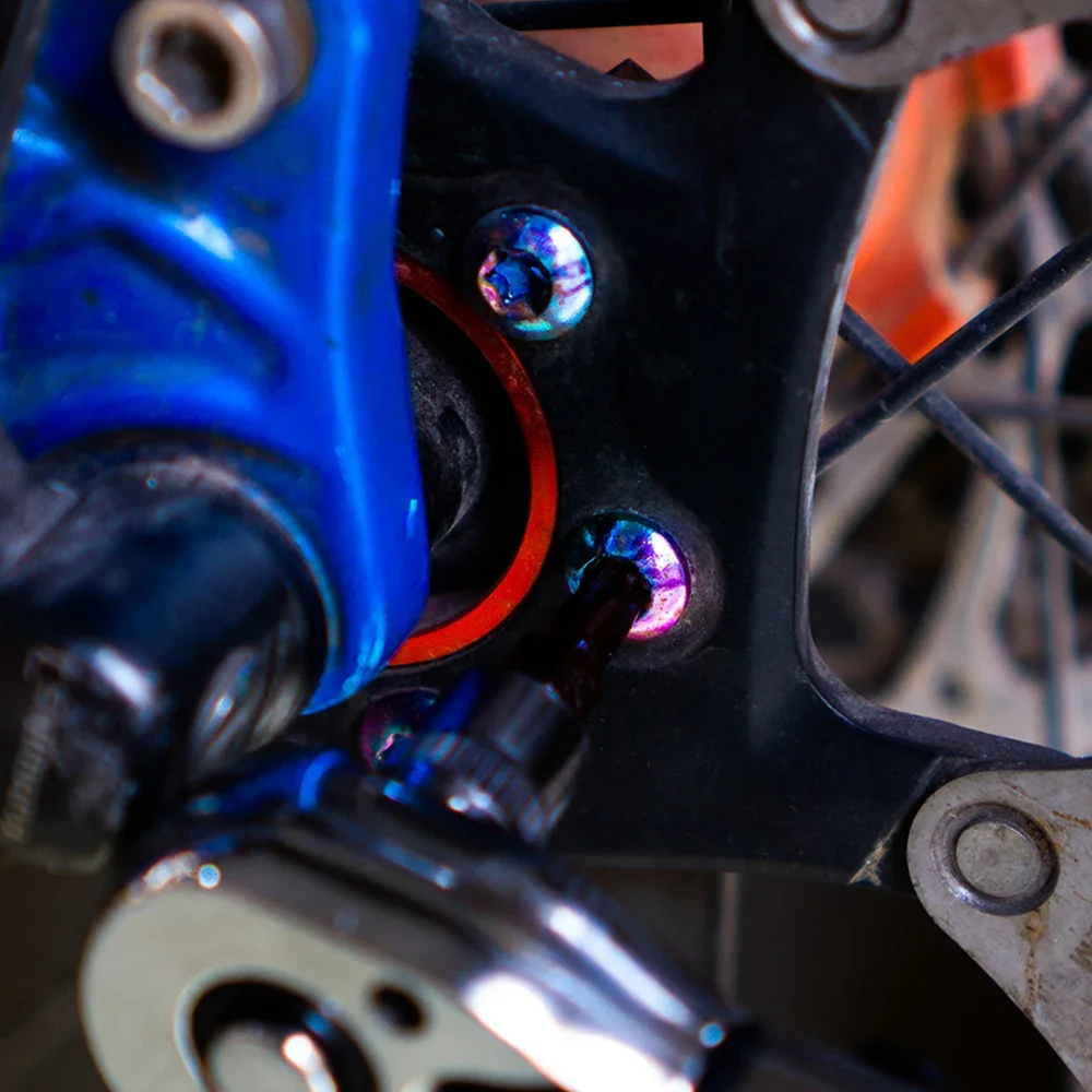 ZTTO Велосипед Tornos Дисковый болт M5x9 мм T25 Стальной материал Горный велосипед