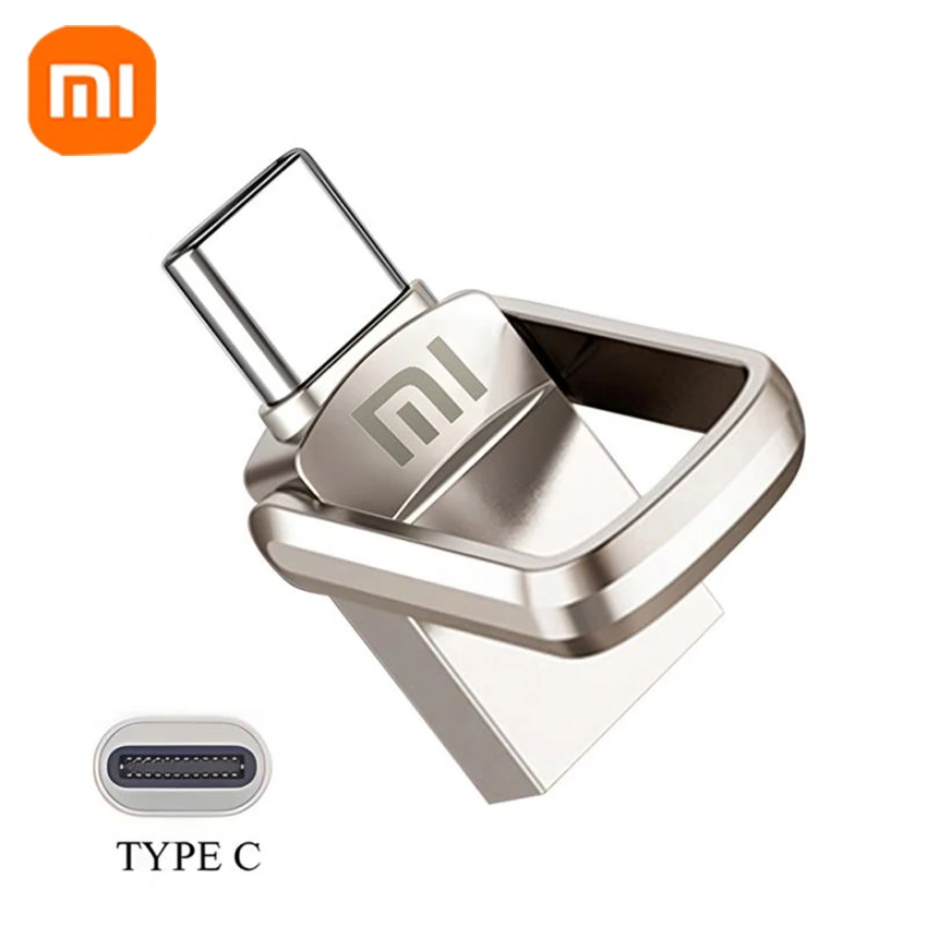 

Оригинальный Xiaomi U Disk 2 ТБ, 1 ТБ, 512 ГБ, USB 3,1, интерфейс Type-C, портативный USB-накопитель с взаимной передачей