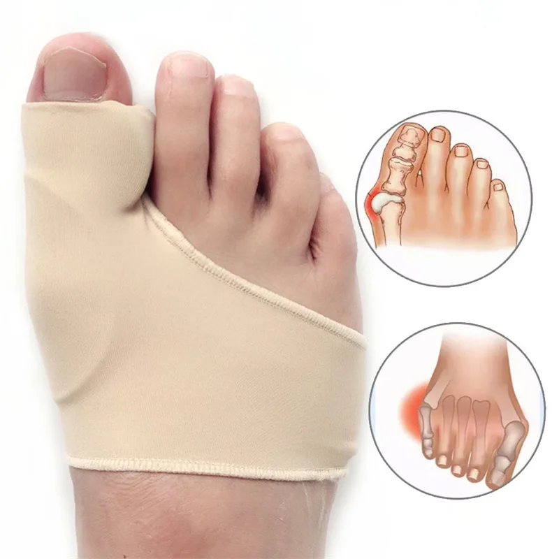 

1Pair SEBS Hallux Valgus Braces Toe Orthopedic Correction Socks Toes Separator Feet Care Pain Protect Relieve Bone Thumb Sleeve