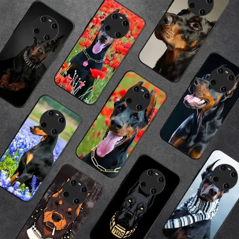 

Animal Dachshund Doberman dog Phone Case For Huawei Y 5 Y62019 Y52018 Y92019 Luxury case for 9prime2019