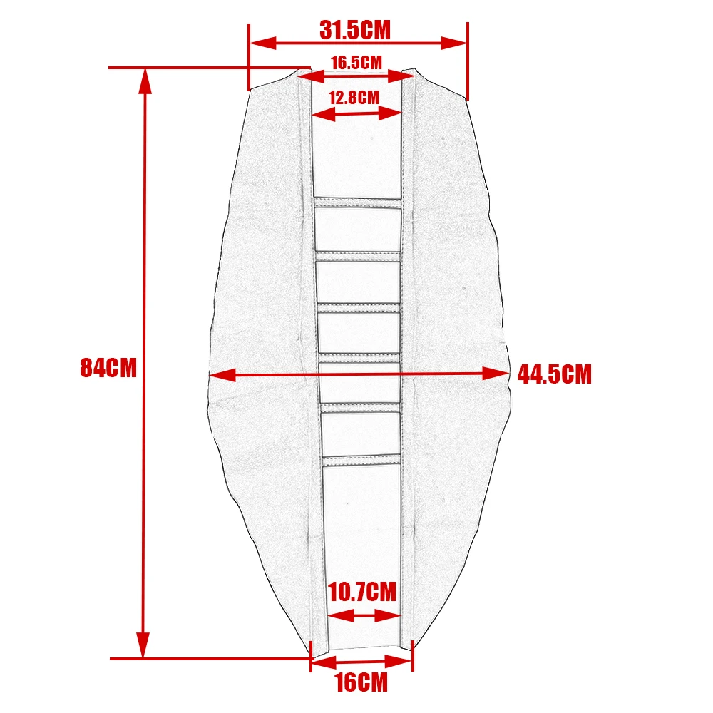 For Suzuki RM-Z250 RM-Z450 RMX450Z RM-Z 250 RMZ 450 RMX 450Z Motorcycle Accessories Pro Ribbed Rubber Gripper Seat Cover Guard images - 6