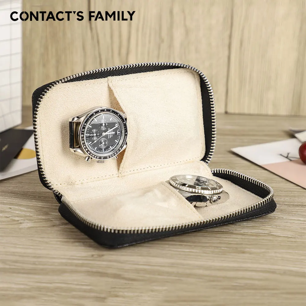 Роскошный Дорожный Чехол-органайзер на молнии для мужчин и женщин из натуральной