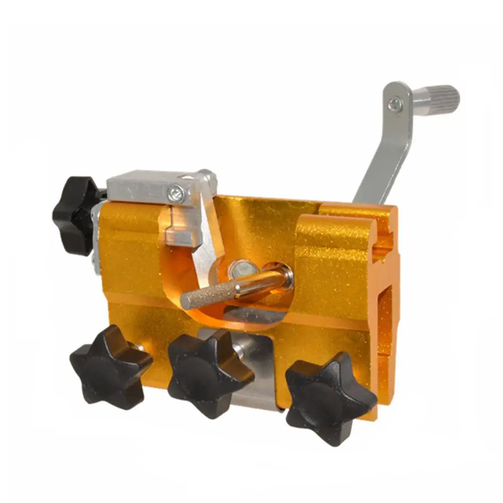 

Portable Stainless Steel + Alloy Chainsaw Sharpener Kit Chainsaw Chain Sharpening Jig For Chainsaws 12ft-20ft For Woodworking