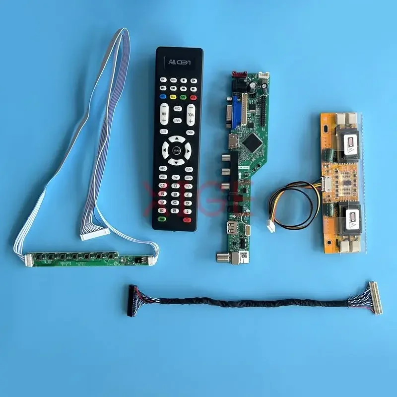 Для LTM200KP01 LTM200KT01 плата контроллера драйвера ЖК-дисплея 1600*900 VGA + HDMI AV USB IR 4CCFL