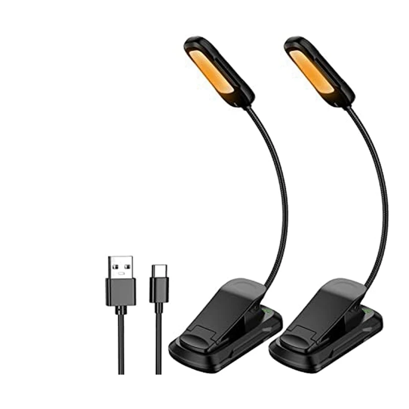

Лампа для чтения в кроватке с зажимом USB-C, 500 мАч