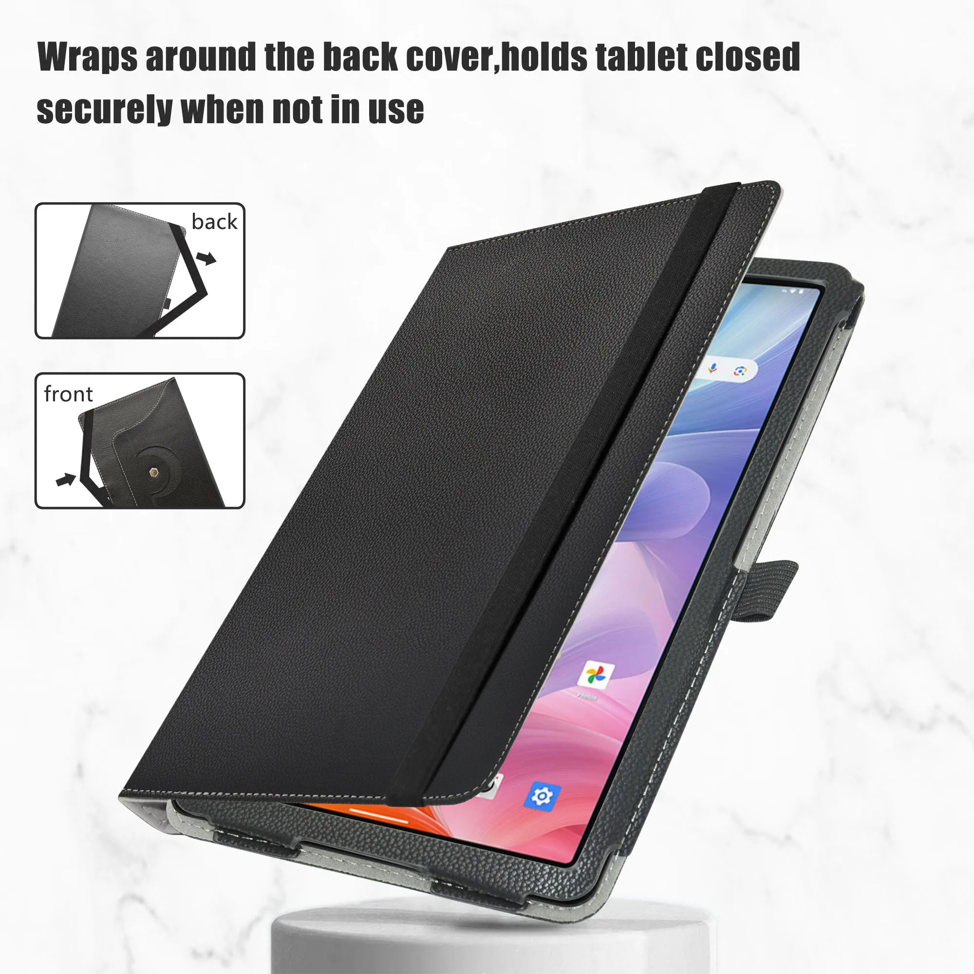 Фото Чехол для планшета Headwolf WPad7/Alphawolf LPad3 10,95 дюймов, вращающийся на 360 градусов, из искусственной кожи №1