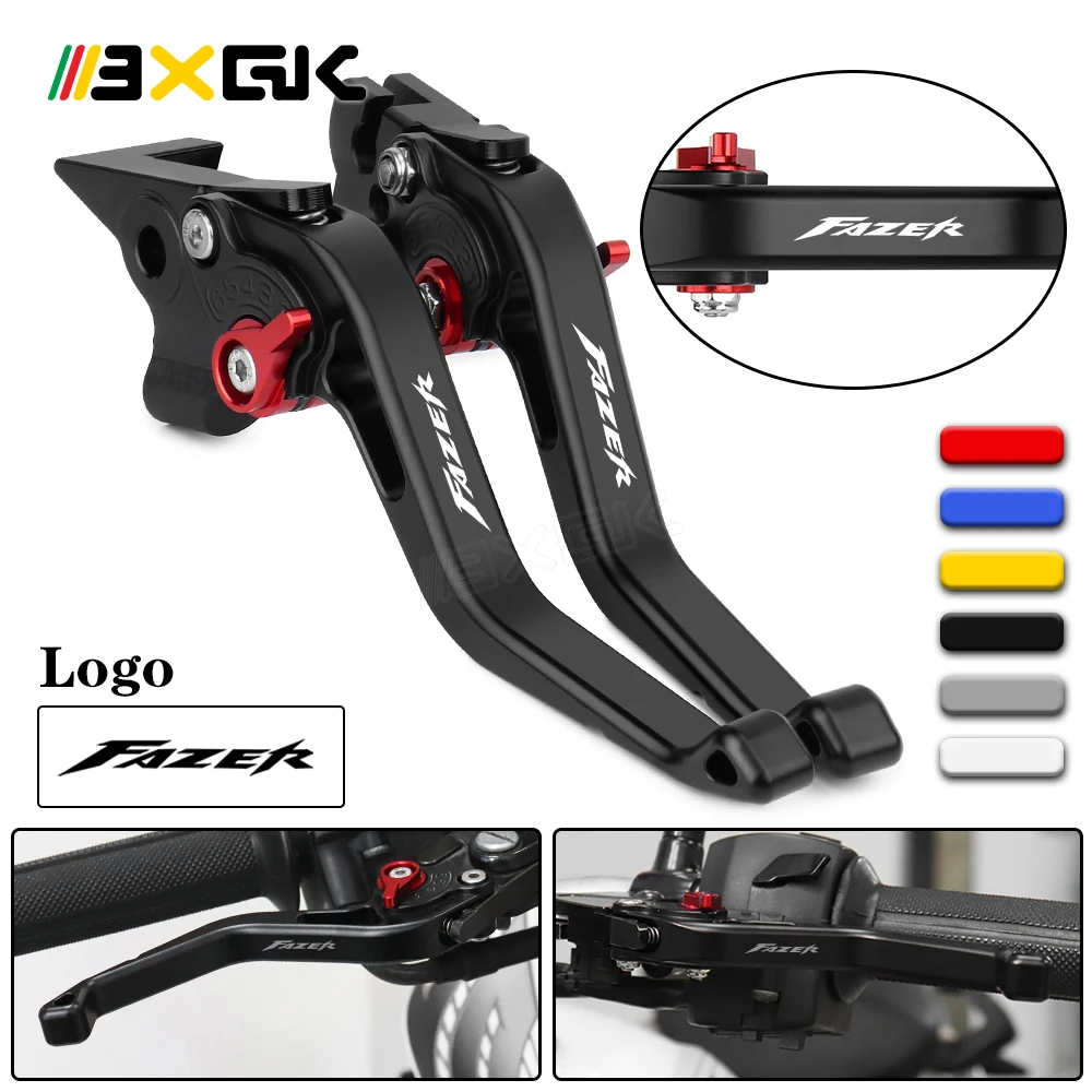 

For YAMAHA FZ1 FAZER 2006-2015 Motorcycles Accessories Short Brake Clutch Levers FZ6 Fazer 2004-2010 CNC Aluminum brake Handles