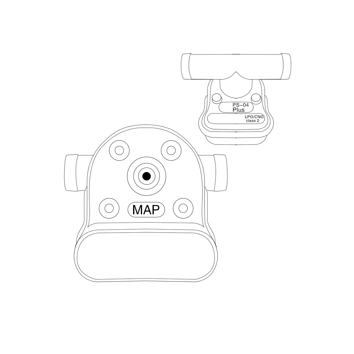 

Датчик давления газа сжиженного углеводородного газа, 5 контактов