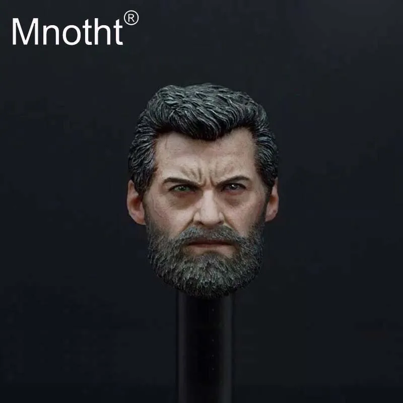 

Mnotht 1/6 Scale Logan Head Carving Models Monroe Rogan Soldier's head Sculpt Toys For 12in Action Figures m3
