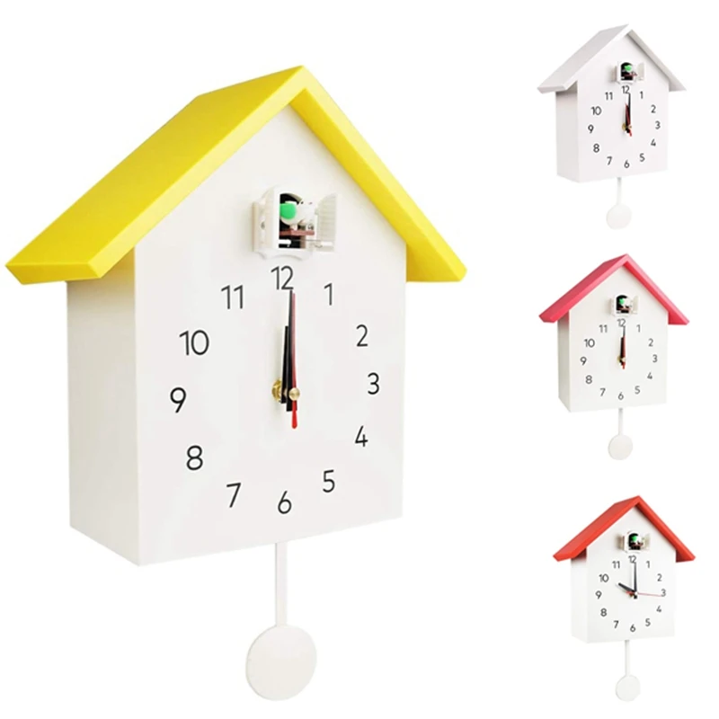 

Cuckoo Quartz Wall Clock Modern Bird Hanging Watch Decoration Alarm Clocks Home Living Room