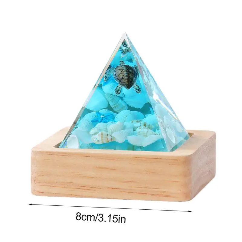 Украшения в виде пирамиды держатель лампы искусство Вдохновляющие Хрустальные