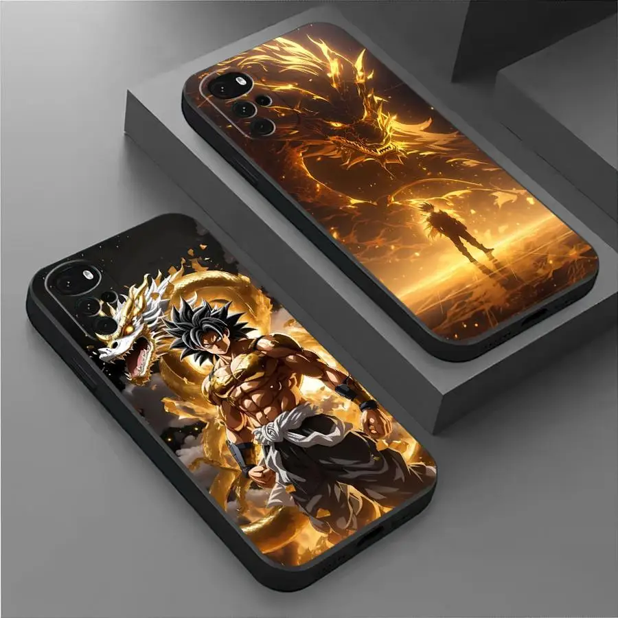 D-ragons Balls Phone Case for Motolora G73 G22 G72 G71 G32 G52 G30 G31 G50 G51 G60 G60S 5G Soft Cover