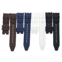 watchband for vostok invicta waterproof high quality rubber silicone watch strap arc 26mm black watch accessories men