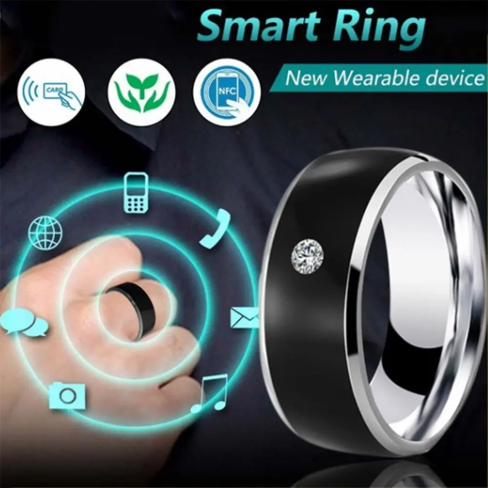 

NEW Waterproof Android Phone Equipment Multifunctional Intelligent Wearable Connect Smart NFC Finger Ring