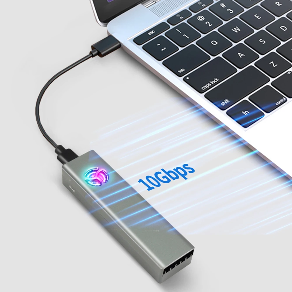M.2 NVMe External Hard Drive Enclosure Dual Protocol External Hard Drive Case USB3.1 Type-C for 2230/2242/2260/2280 SSD M.2 NVMe External Hard Drive Enclosure Dual Protocol External Hard Drive Case USB3.1 Type-C for 2230/2242/2260/2280 SSD
