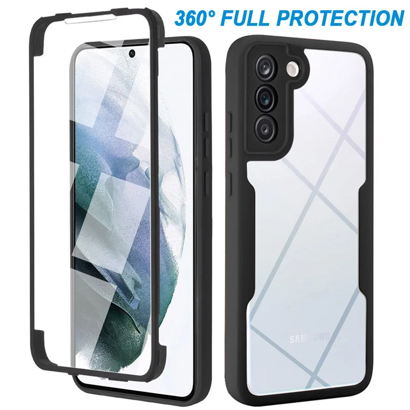 

For Samsung Galaxy S21 S22 Plus Pro Case 360 Cover Screen Protector Phone Case For Samsung Galaxy S21 S22 Ultra Bumper Bag Shell