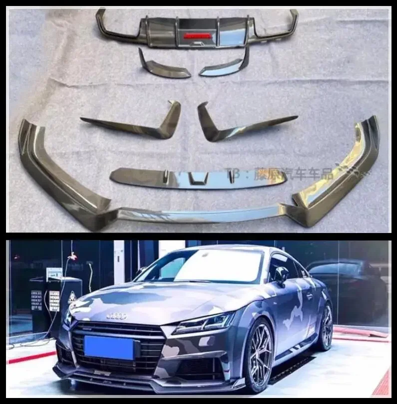 Передний бампер из настоящего углеродного волокна задний спойлер диффузор