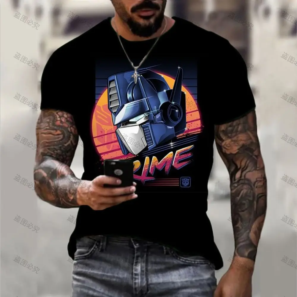 

T Shirt Mazinger Z Party Oversized T-shirt 2022 New Breathable Fabric Essentials Hot Sale Streetwear HD Print Y2k Crew Neck 6XL