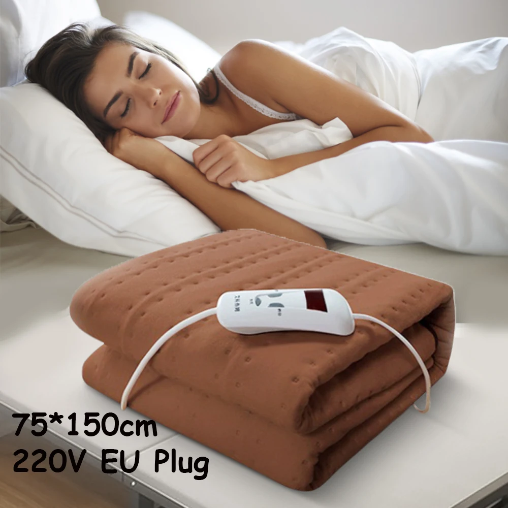 

EU Plug Automatic Electric Blanket Heating Thermostat Throw Electric Blanket Body Warmer Bed Mattress Heated Carpets Mat