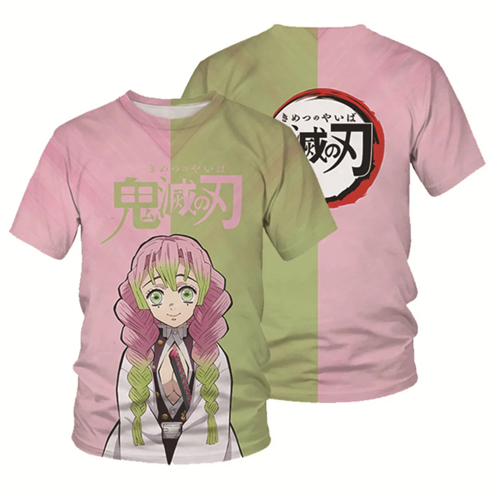 

CLOOCL Men T-shirt 3D Graphics Anime Demon Slayer Printed Women T Shirt Unisex Short Sleeve Summer Casual Boy Girl Clothes Tops