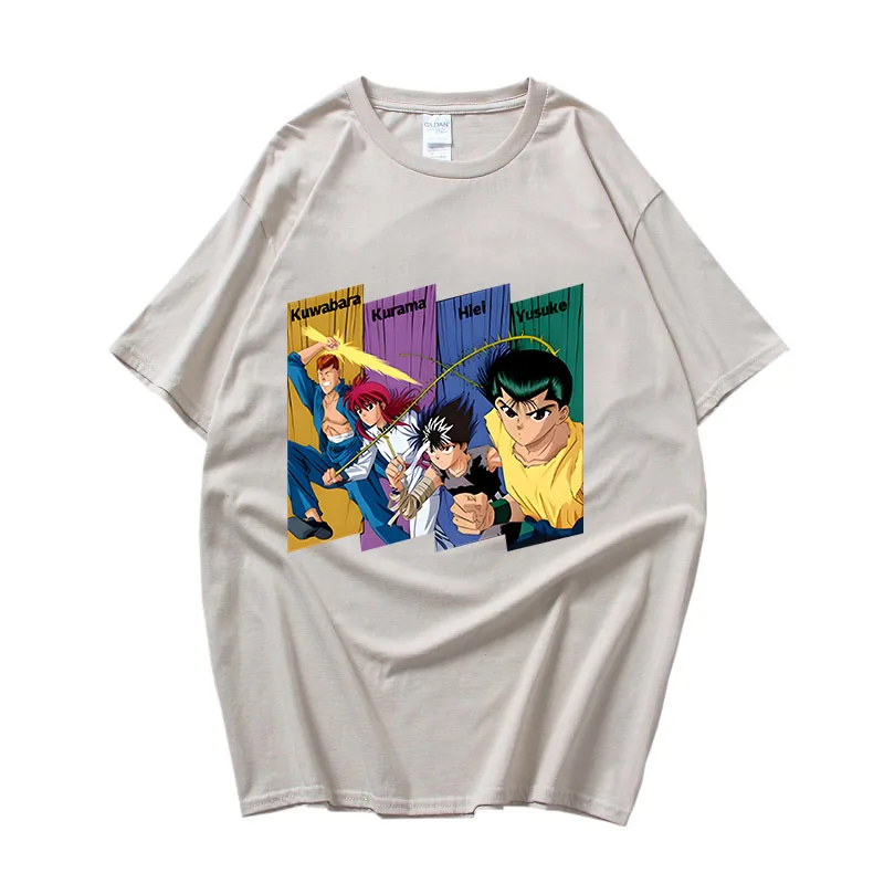 

Yu Yu Hakusho Yuusuke Urameshi Women for T-shirt Personalized Loose Short-sleeved T-shirt Original Cotton Character Pattern Tops