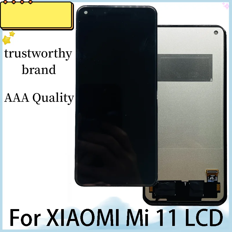 6 81 дюйма для Xiaomi Mi 11 ЖК-дисплей дигитайзер сенсорного экрана в сборе M2011K2C M2011K2G