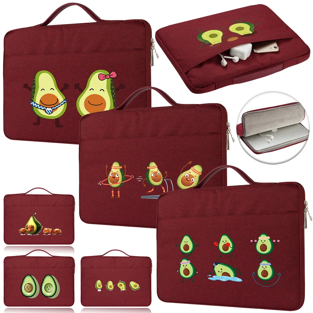 

Computer Sleeve Fabric Waterproof Laptop Bag Case Universal Book Notebook Sleeve Handbag Briefcase Bag Accessories