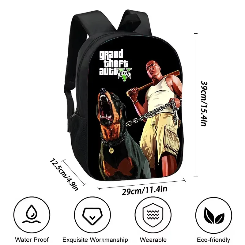 Mochila for Grand Theft школьные сумки с автоколлажем для мальчиков и девочек