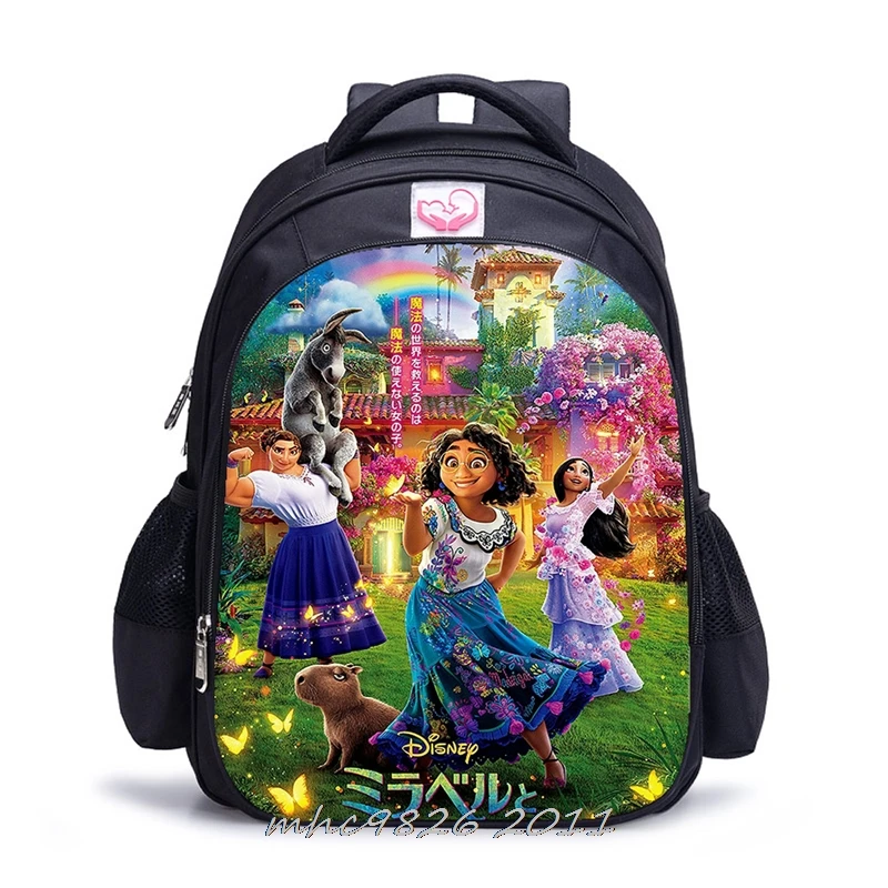 Disney Backpack Cartoon Women for New movie Encanto Teenagers Girls College School Bag Kawaii Students Mochilas |