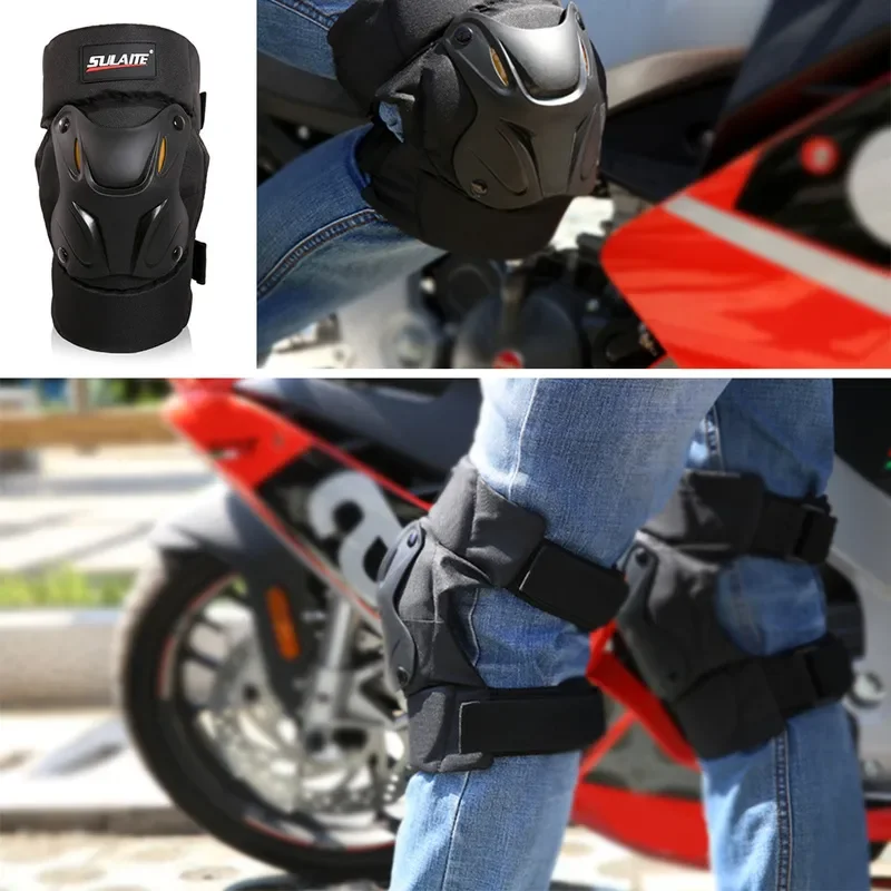 Motorcycle Riding Knee Pads Motocross Knee Protector Guard Moto Knee Protector Cold-Proof Crashproof Gear Guards Motorcycle enlarge