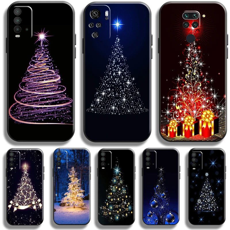 

Merry Christmas Tree Deer For Xiaomi Redmi Note 9 9T 9S 10S 10T 10 Pro Max 5G Redmi 10 9 9T 9A 9C Phone Case Funda Coque