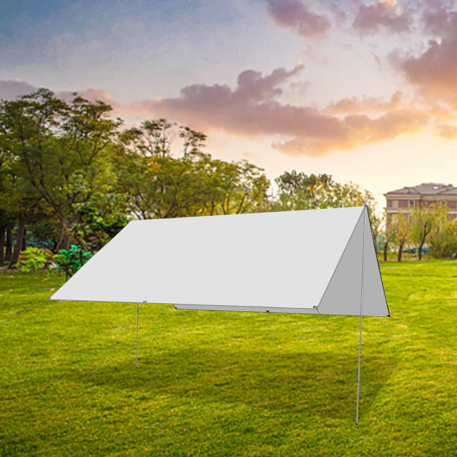 Палатка-брезент для кемпинга 100 водонепроницаемое аварийное укрытие путешествий