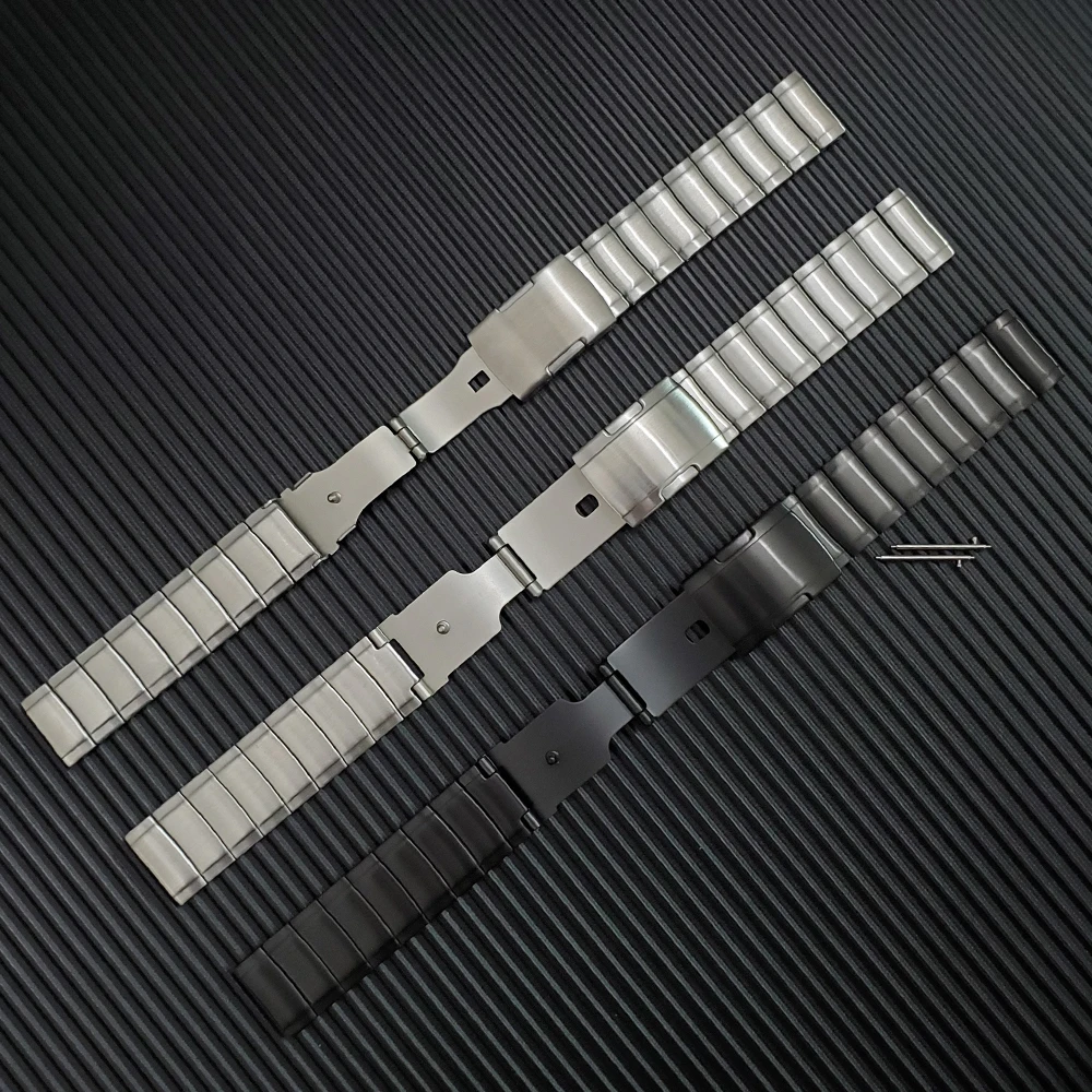 

For HONOR Magic Watch 2 46mm 42mm Smartwatch Metal Strap Stainless Steel Watchband Band For MagicWatch Bracelet Silver Black