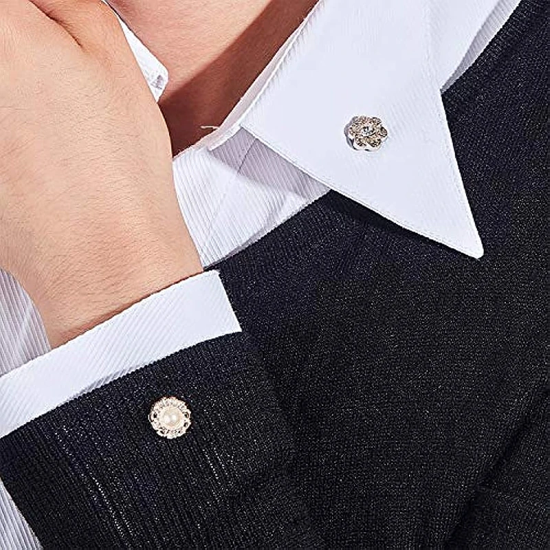 10 шт./партия женские пуговицы с жемчугом