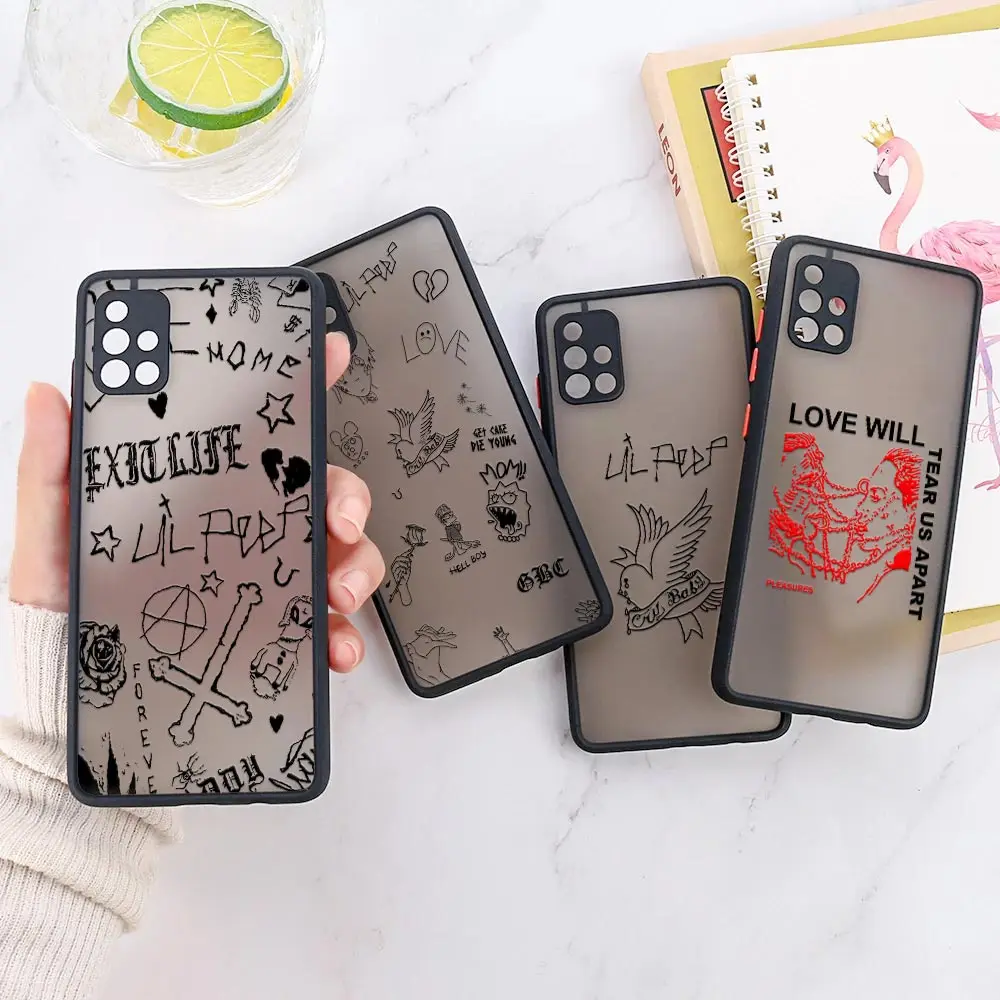 

Rapper Lil Peep Singer Hell Boy Cases For Samsung Galaxy A13 Coque Samsung A52 A53 A72 A73 A23 A33 21S A52s A32 A51 Matte Covers