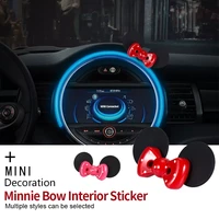 car steering wheel cute bow knot styling steering wheel decoration car accessories for mini coopers one r56 f54 f55 f56 f60 r60