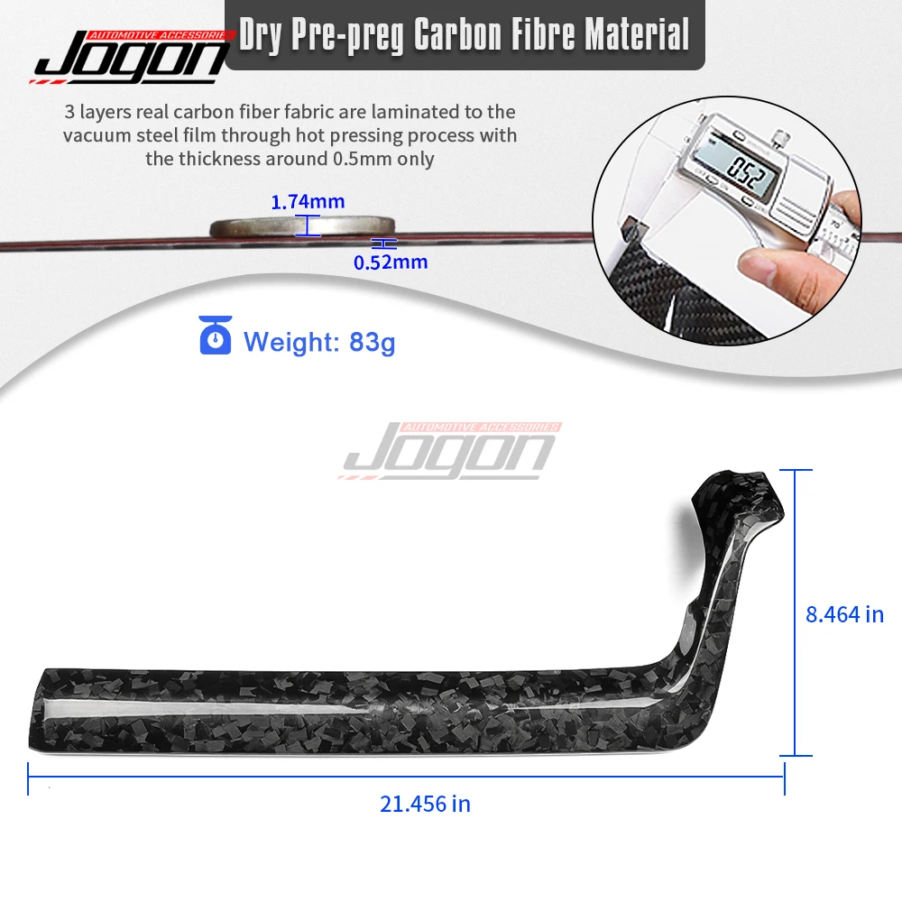 Ручка перчаточного ящика из углеродного волокна приборная панель второго пилота