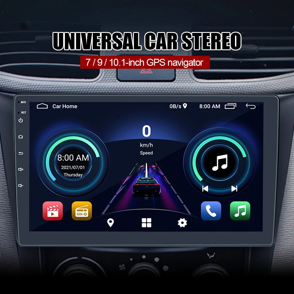 

1Din Universal Car Stereo Multimedia Player Large Screen GPS Navigation Car Radio Bluetooth-Compatible WiFi MP5 Player FM Radio