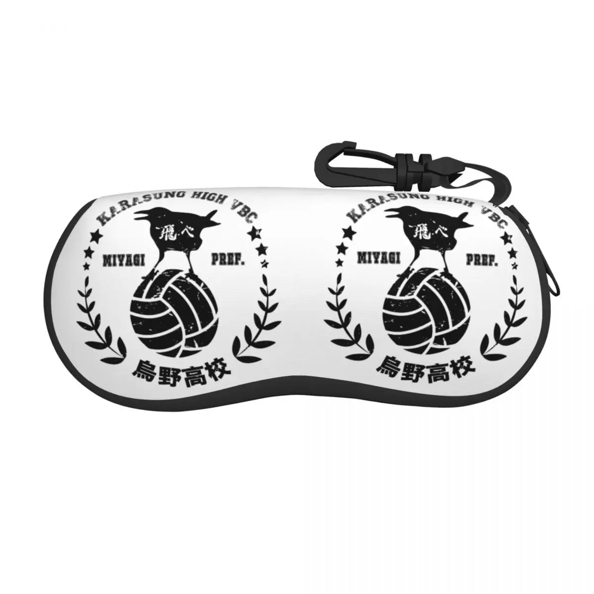 

Karasuno Fight Haikyuu Glasses Case Kuroo Anime Bokuto Oya Manga Shoyo Volleyball Sunglasses Storage Box Eyewear Container