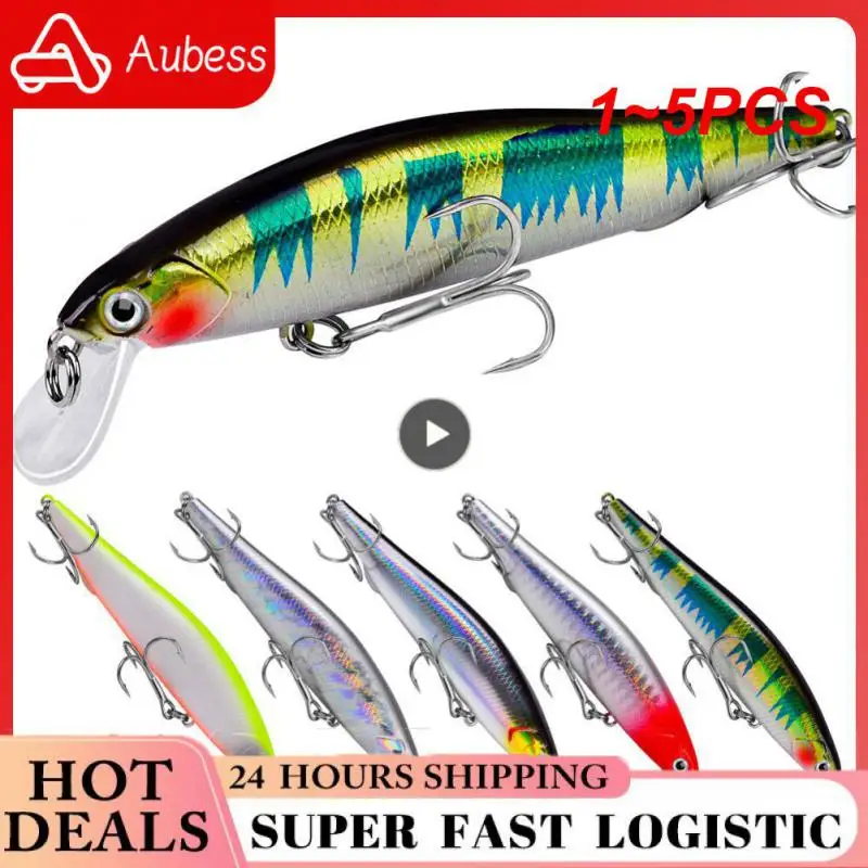 

1~5PCS Long Shot 135mm/15.4g Minnow Fishing Lures Flying Fish Classic Wobblers Plastic Hard Crankbait Carp Pike Fishing Tackle