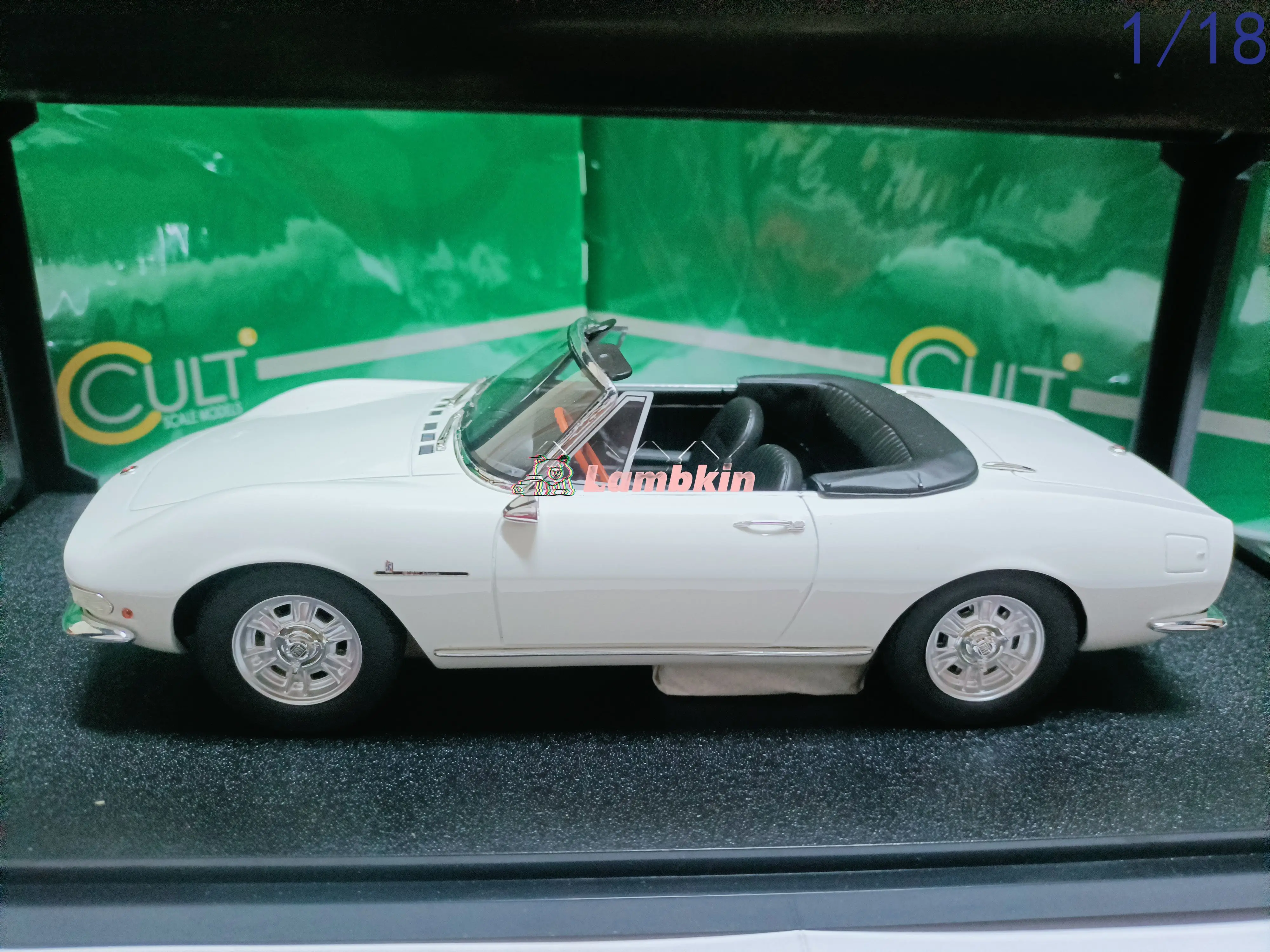 Фото Культовый 1:18 fiat Dino Spyker Roadster, декоративное украшение для автомобиля Fiat Dino Spyder 1966, коллекционный подарок, смола №3