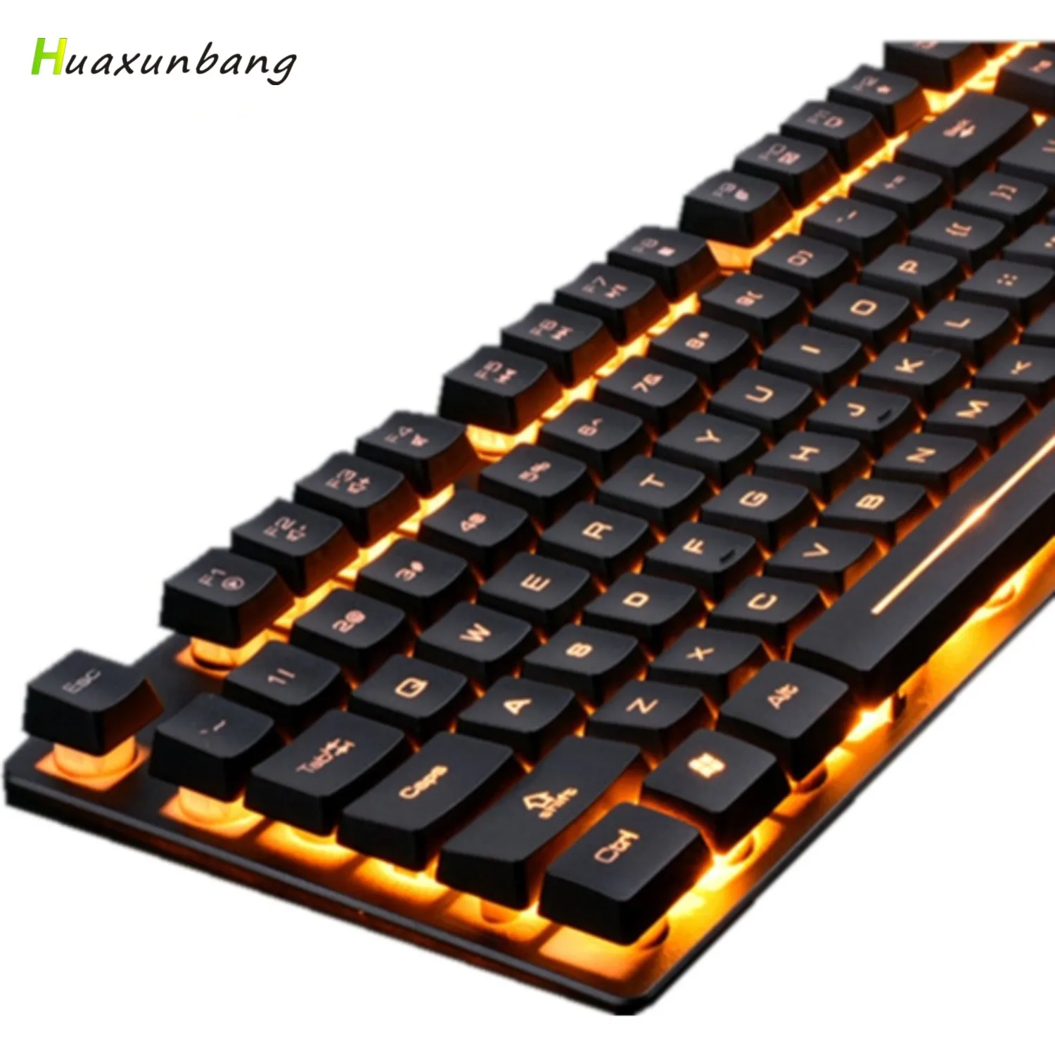 gamer gaming keyboard keypad usb wired backlit luminous mechanical english multimedia keyboards for pc computer desktop laptop free global shipping
