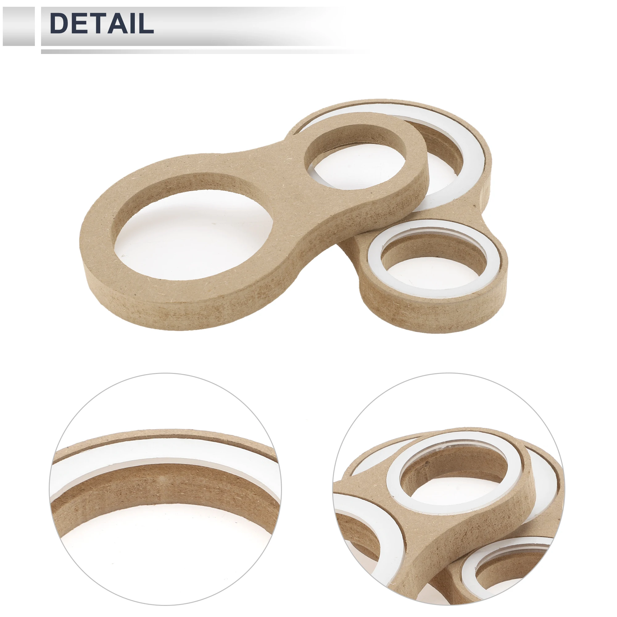 X Autohaux 2 комплекта для адаптера разделительного кольца динамика 1–4 дюйма двойные