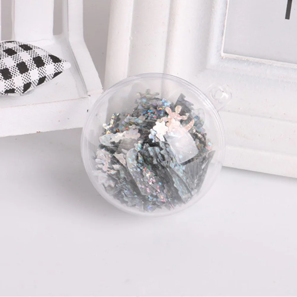 

Christmashanging Fillable Baubles Clear 50Mm Year Favors Party Tree Transparent Craft New Decorationornaments Gift