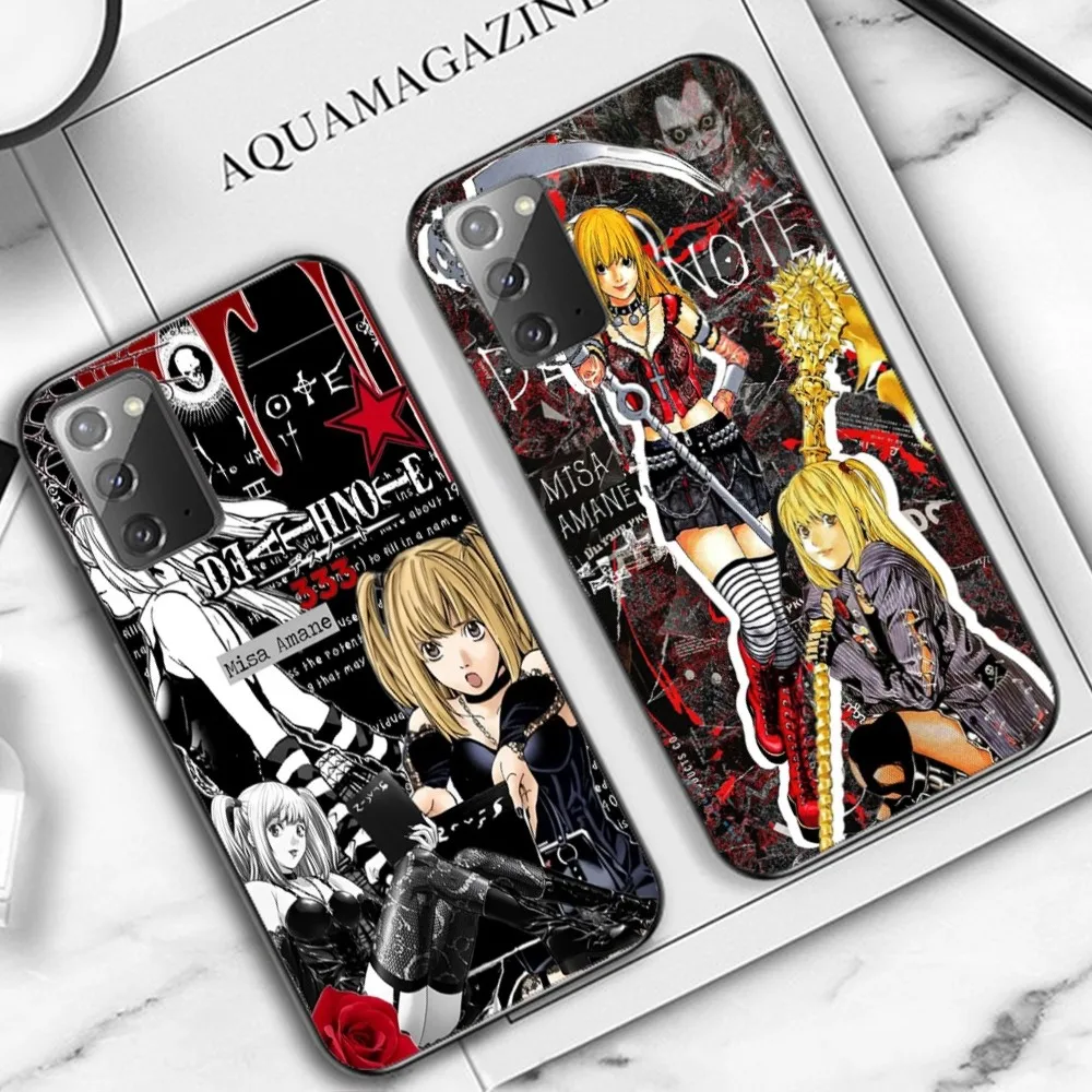 Чехол для телефона Misa Anime D-Death N-Note Samsung Note 8 9 10 20 Pro Plus Lite M 11 30 21 31 51 A 22 42 02 03