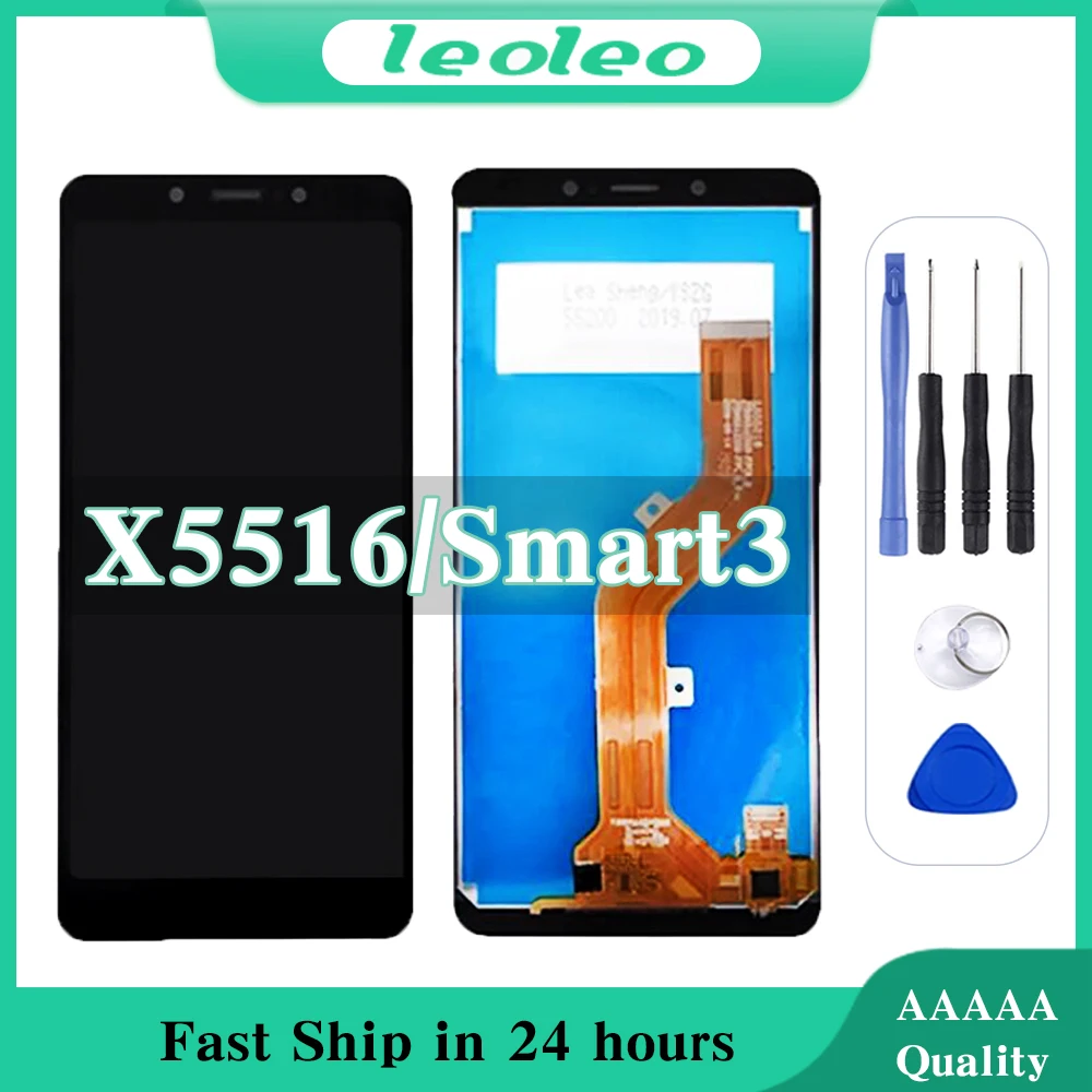 

TFT LCD Screen For Tecno Infinix Smart 3 Display Touch Screen Digitizer Assembly Replacement Parts For INFINIX X5516 LCD