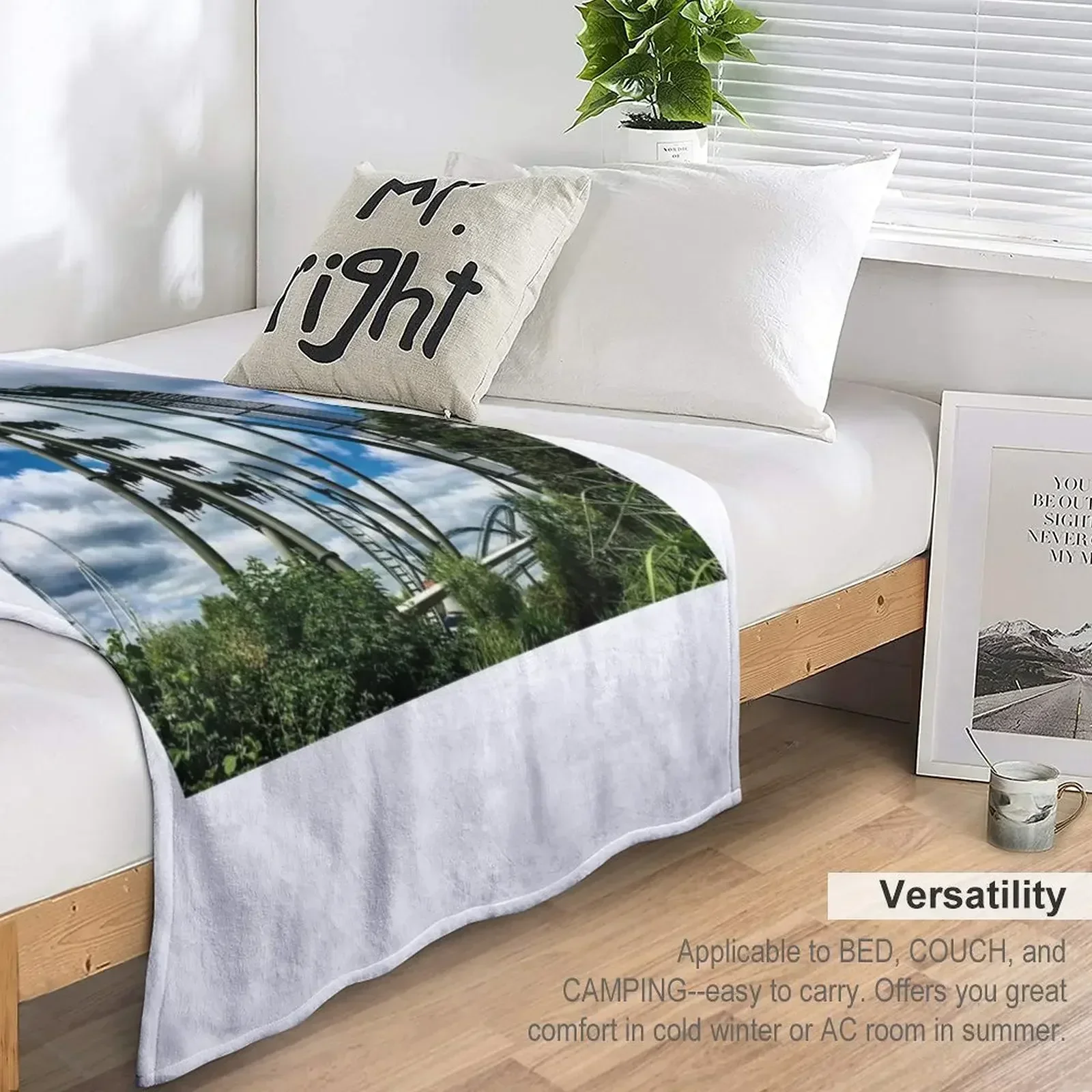 Новый Thorpe Park: Теплое одеяло Одеяла на заказ для диванов